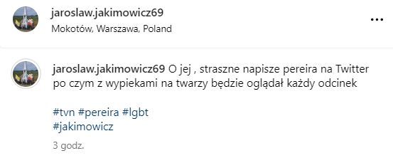 Nowy wpis Jakimowicza