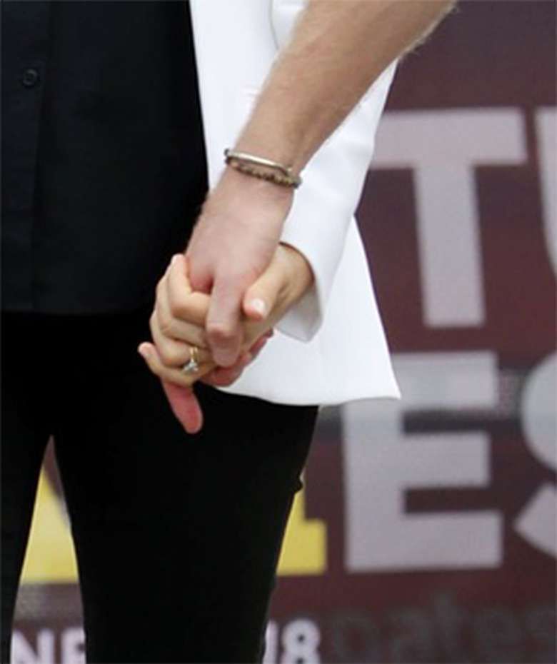 Meghan Markle i książę Harry w identycznych koszulkach na Invictus Games 2018