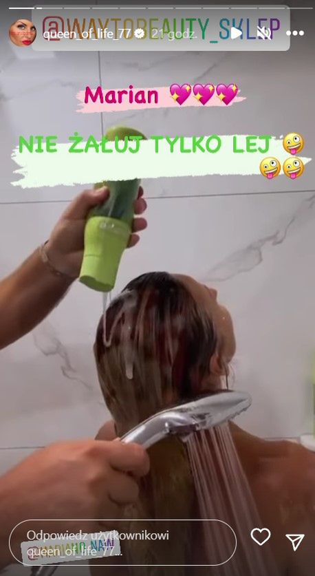 Dagmara Kaźmierska dodała filmy spod prysznica