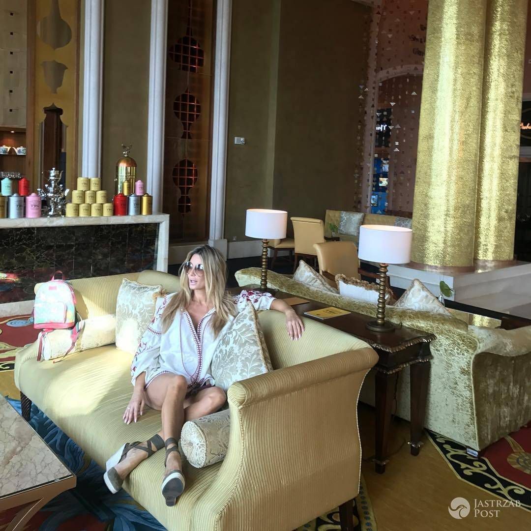 Małgorzata Rozenek na planie reality-show