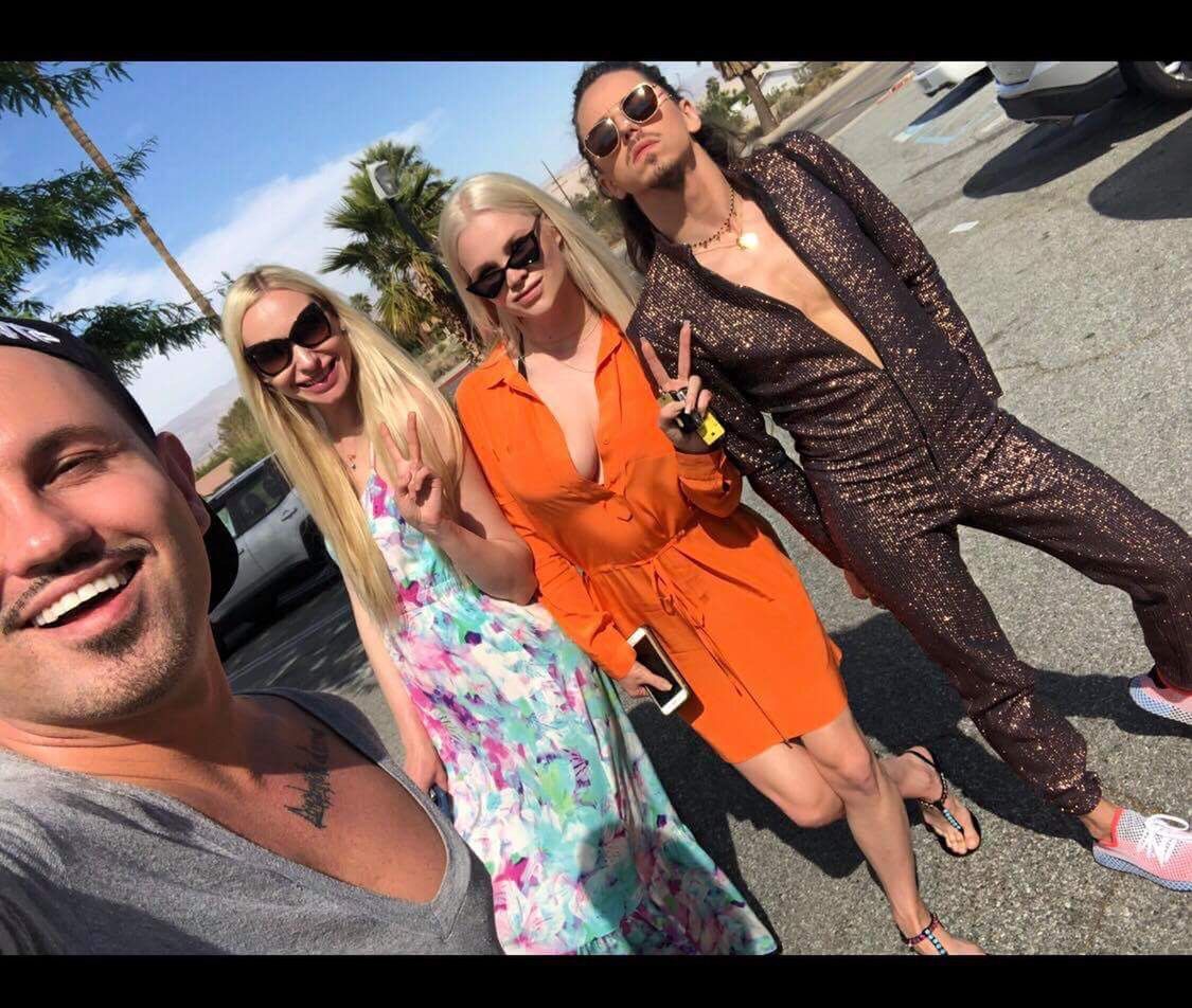 Michał Szpak z siostrami Oliferuk szaleją w Los Angeles
