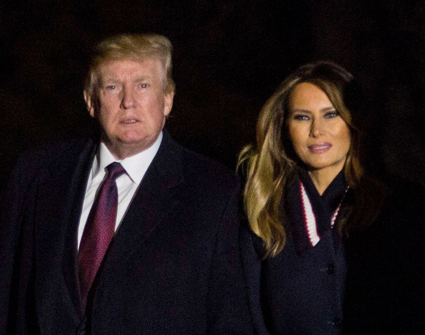 Melania Trump w nocy przed Białym Domem