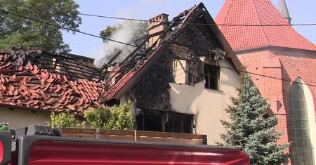 Ksiądz ofiarą pożaru plebanii w Nowym Stawie na Pomorzu.