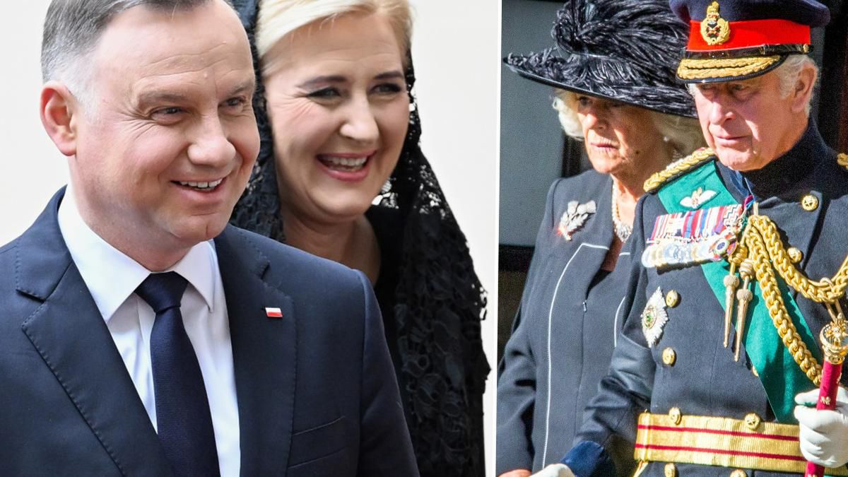 Andrzej Duda, Agata Duda, król Karol III (fot. ONS i East News)