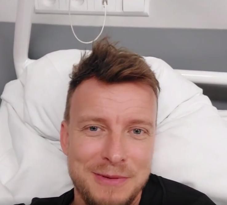 Piotr Kupicha w szpitalu