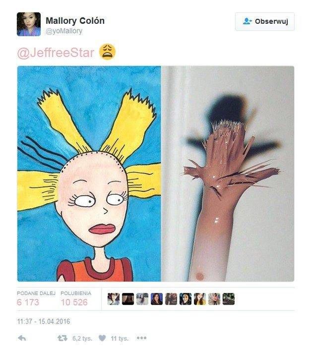 Negatywne opinie użytkowniczek Kylie Jenner Lip Kit (fot. Twitter)
