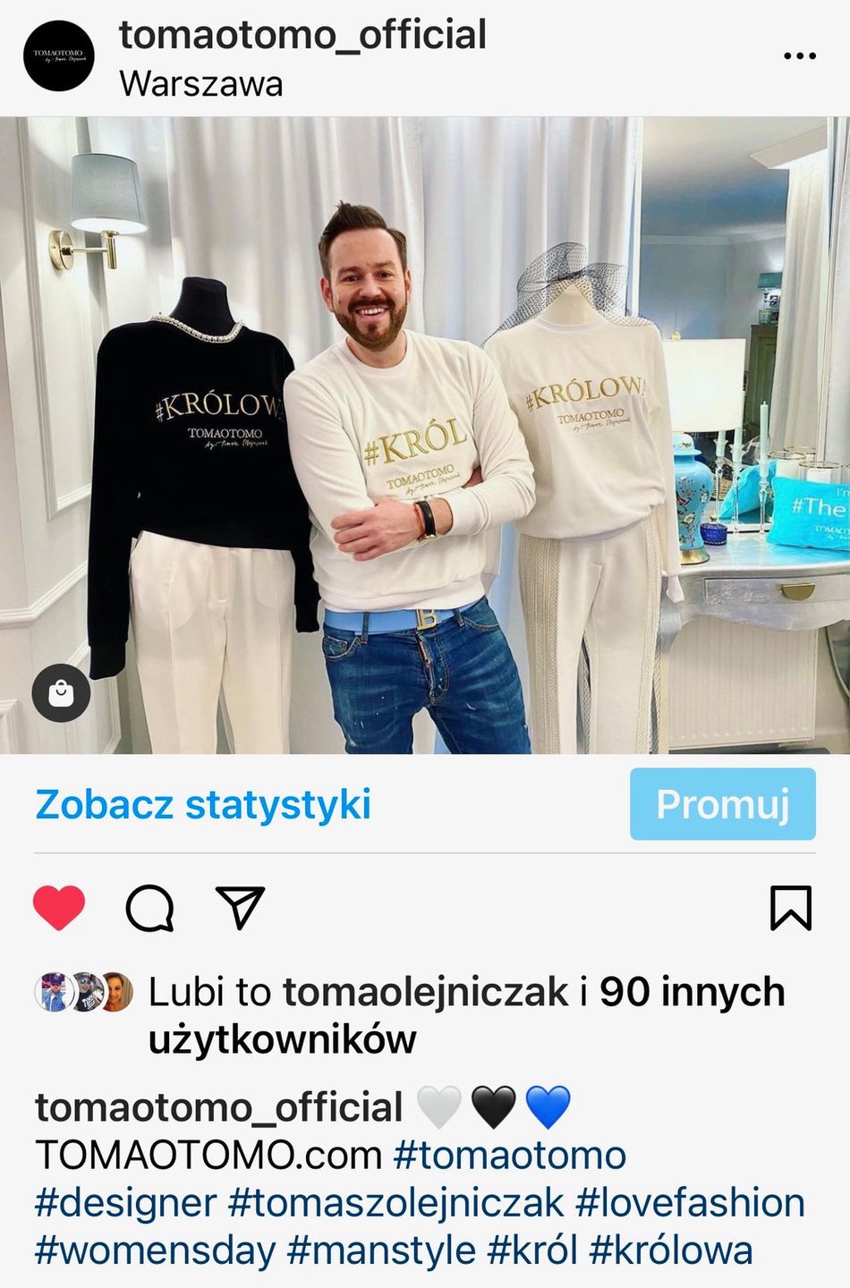 Gwiazdy wybierają produkty marki TOMAOTOMO