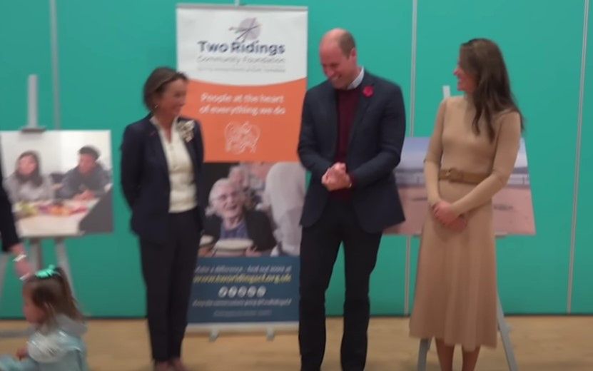 Książe William reakcja na zachowanie dziewczynki