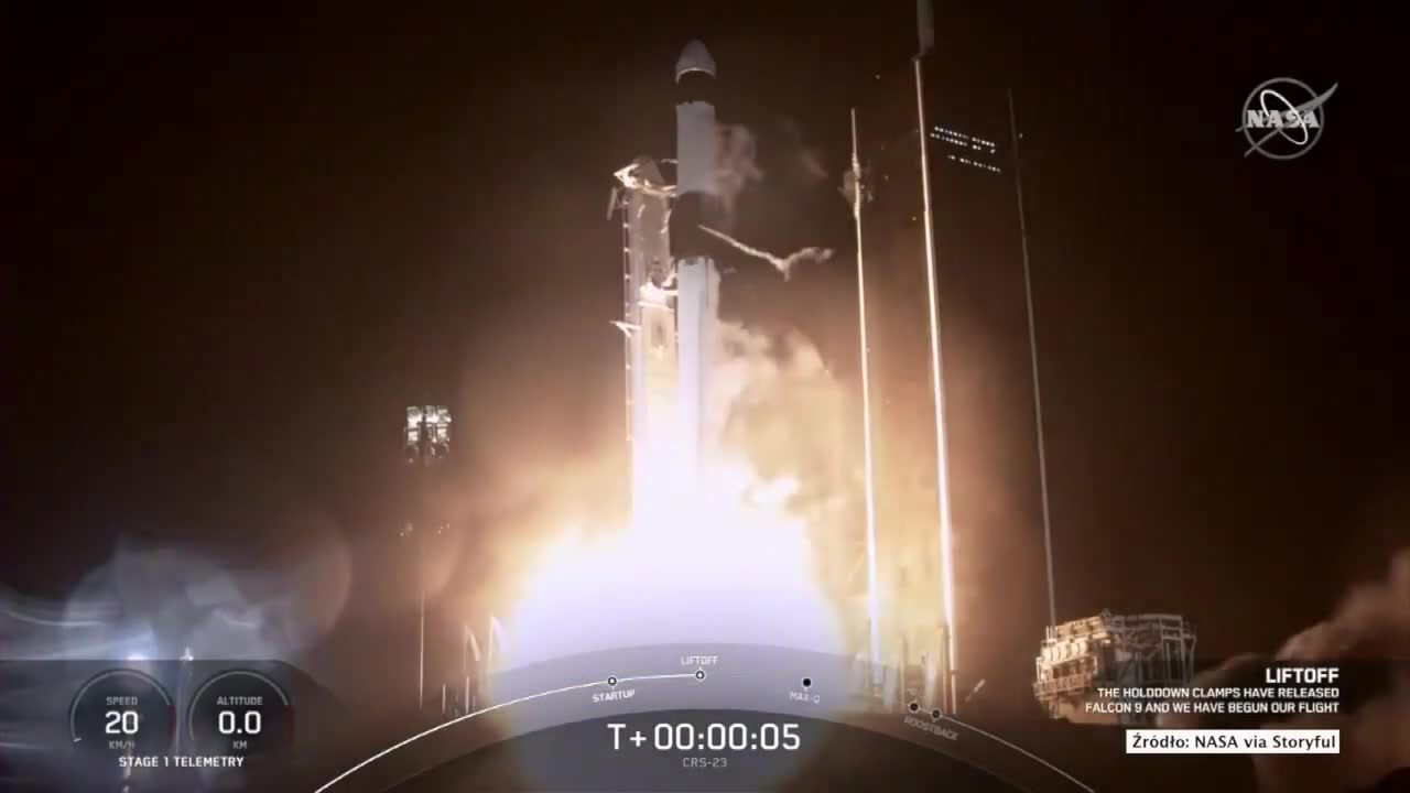 Misja SpaceX na Międzynarodową Stację Kosmiczną. Kapsuła Dragon dostarczy ponad 2 tony wyposażenia.