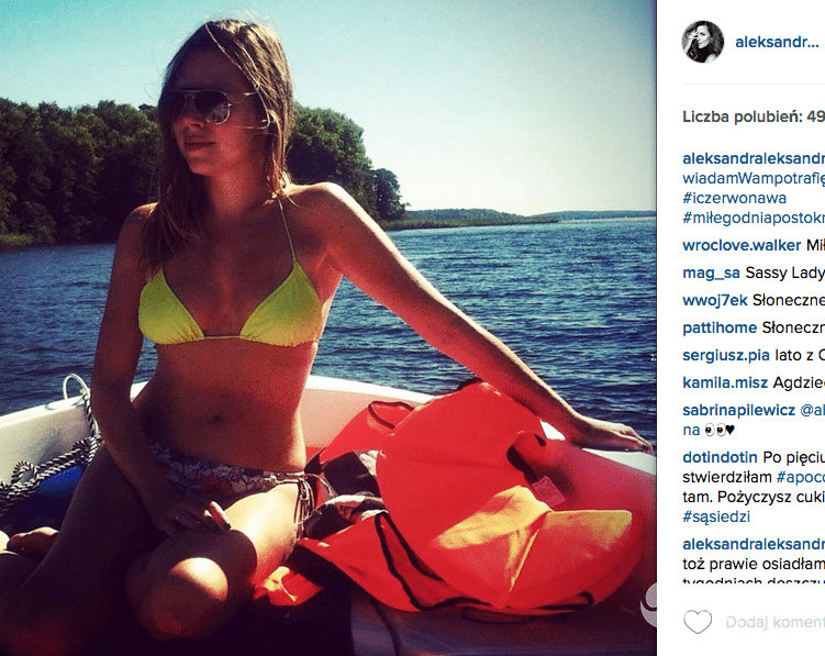 Instagram Oli Kwaśniewskiej