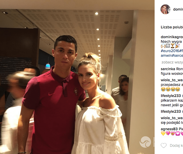 Żona Kamila Grosickiego na Instagramie