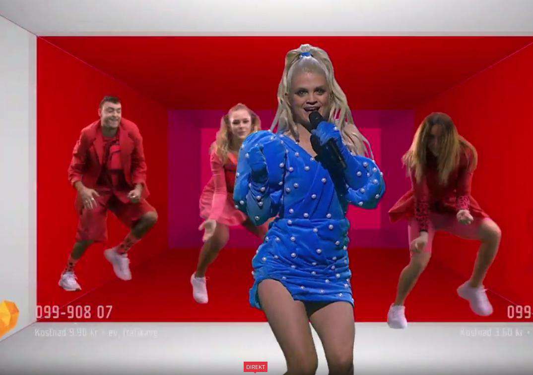 Występ Margaret do piosenki Tempo w półfinale