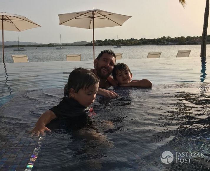 Leo Messi z dziećmi spędził miesiąc miodowy