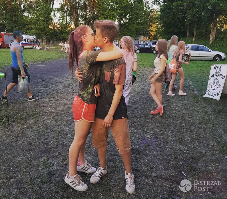 Xavier Wiśniewski z dziewczyną Dominiką