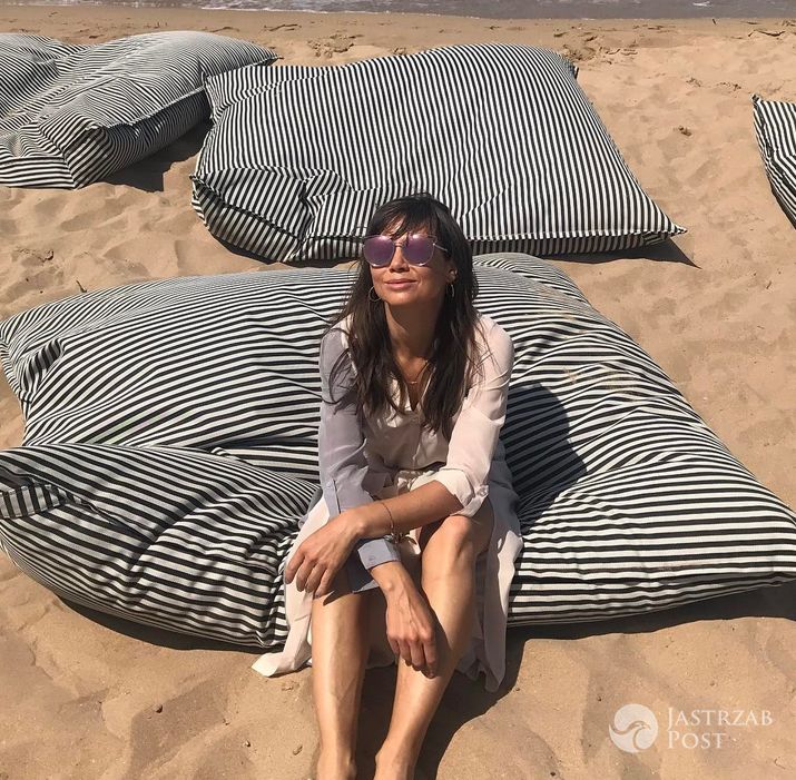 Kinga Rusin na plaży