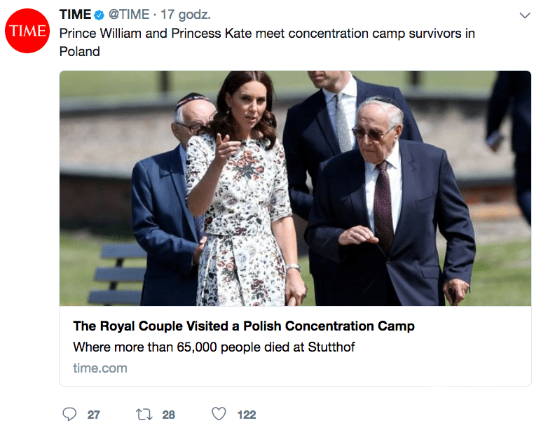 Time napisał, że Stutthof był "polskim obozem koncentracyjnym"
