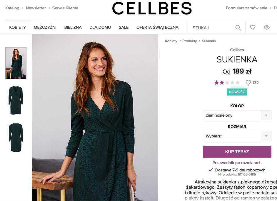 Sukienka marki Cellbes
