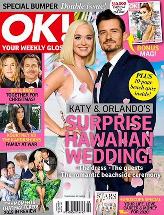 OK!: Katy Perry i Orlando Bloom wzięli sekretny ślub na Hawajach