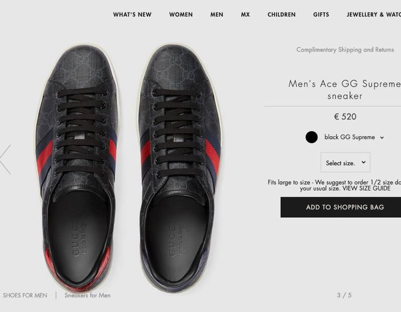 Buty Gucci