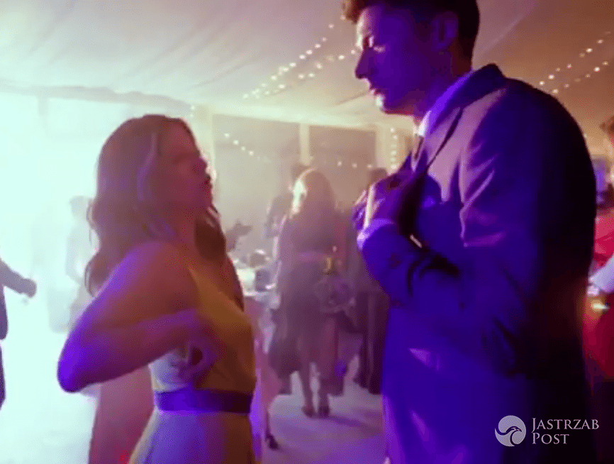 Anna i Robert Lewandowski na weselu