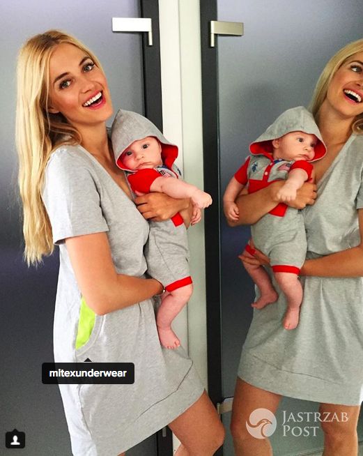 Rozalia Mancewicz z synem na Instagramie