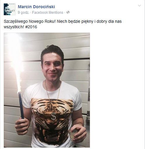Życzenia noworoczne od Marcina Dorocińskiego