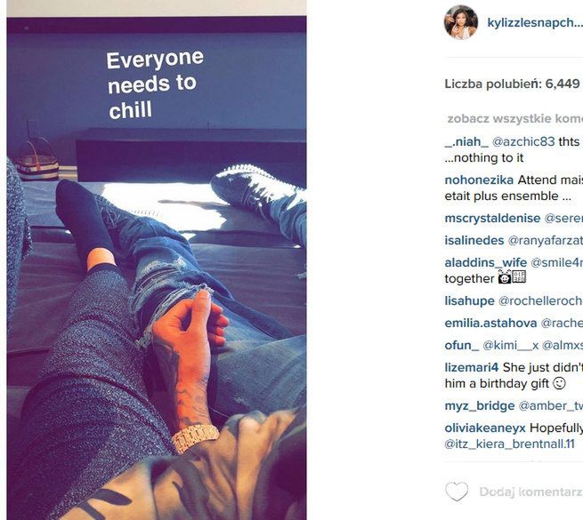 SnapChat Kylie Jenner - modelka nie rozstała się z ukochanym?
