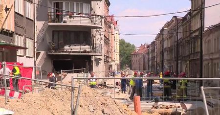 Trwa badanie przyczyny wybuchu gazu w kamienicy w Bytomiu