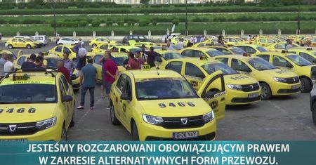 W Rumunii taksówkarze również protestują przeciw Uberowi i jemu podobnym