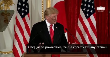 D. Trump zapewnia, że nie chce zmiany władz Iranu