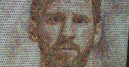 Nietypowy “mural” z wizerunkiem Lionela Messiego. W Argentynie trwa mundialowe szaleństwo