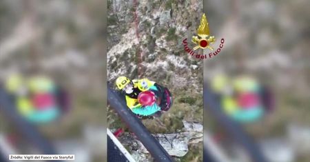 Dwoje wspinaczy utknęło na Monte Massone. Uratowano ich przy użyciu helikoptera