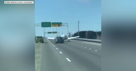 Awaryjne lądowanie awionetki w Quebec City