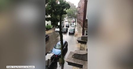 Powódź błyskawiczna w Bostonie.