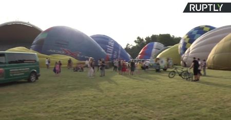 Festiwal balonowy w Wilnie. Bez udziału publiczności