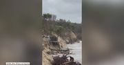 “Królewskie przypływy” i powodzie w Australii. Żywioł zniszczył plażę, zawalił się chodnik