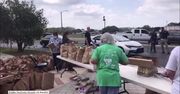 Pandemia koronawirusa w USA: Na Florydzie utworzono punkt drive-thru, gdzie jedzenie trafia do potrzebujących
