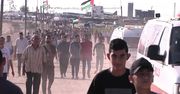 Co najmniej 63 Palestyńczyków rannych w czasie protestu na granicy Strefy Gazy. Izraelskie wojsko użyło gumowych kul
