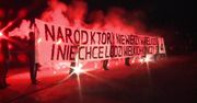 Narodowcy maszerowali z racami i pochodniami na Jasnej Górze