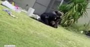 Policjant z Miami kopie bezbronnego
