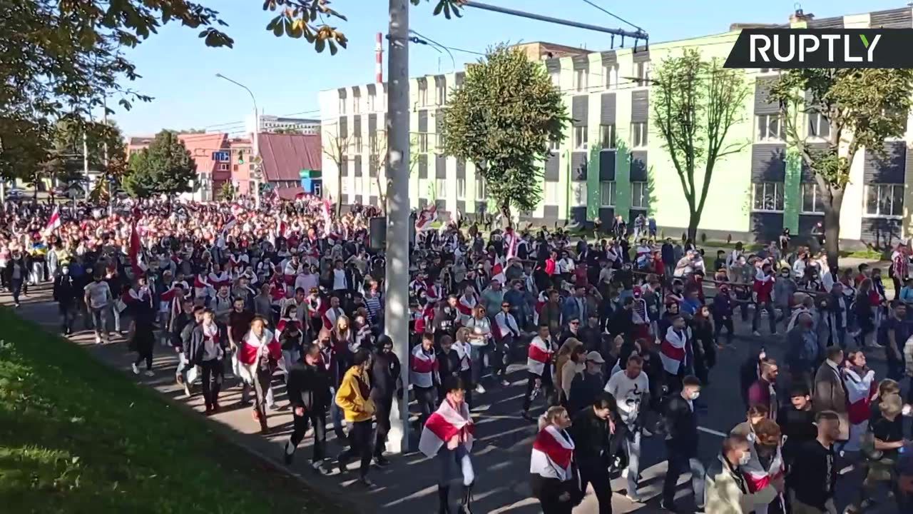 Masowe protesty na Białorusi. Ponad 200 osób zatrzymanych