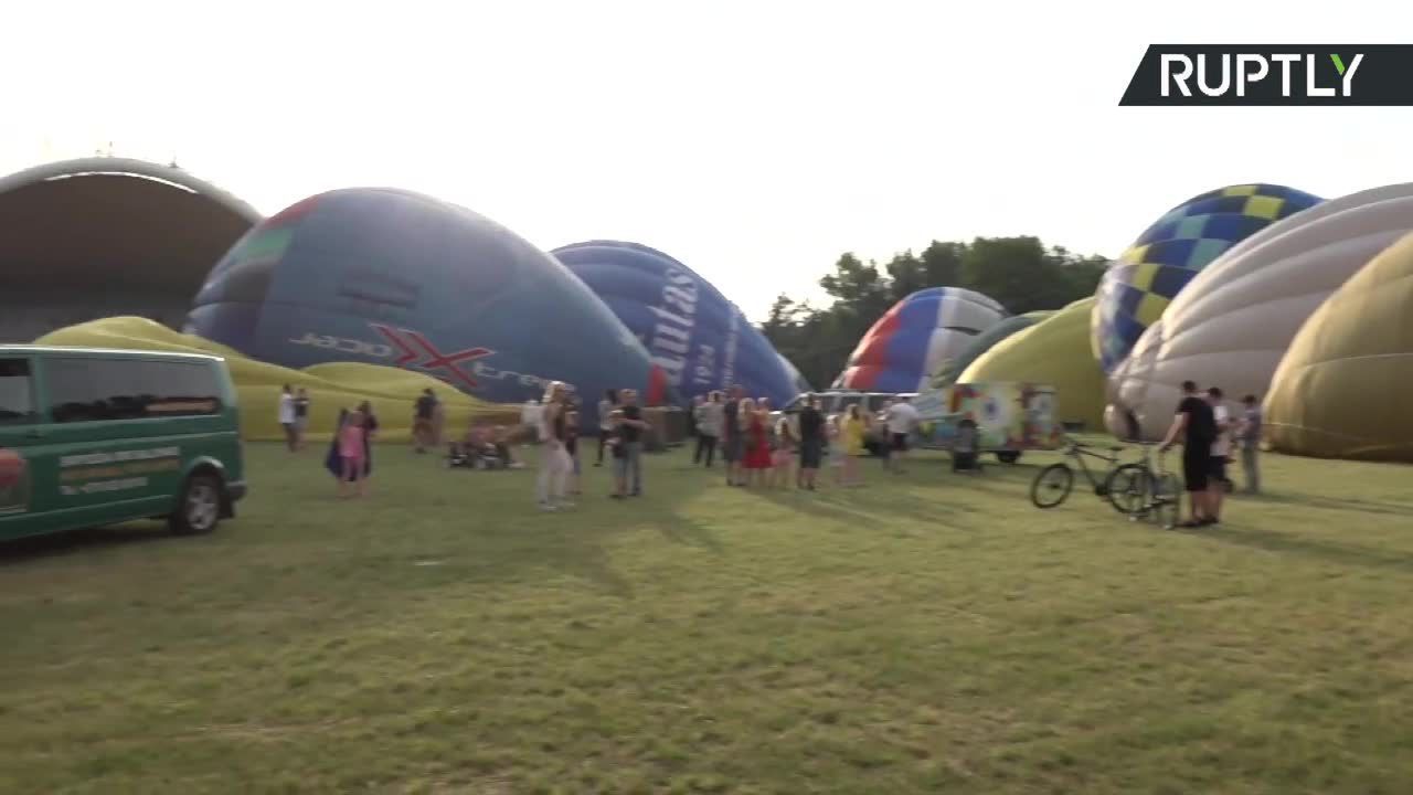 Festiwal balonowy w Wilnie. Bez udziału publiczności