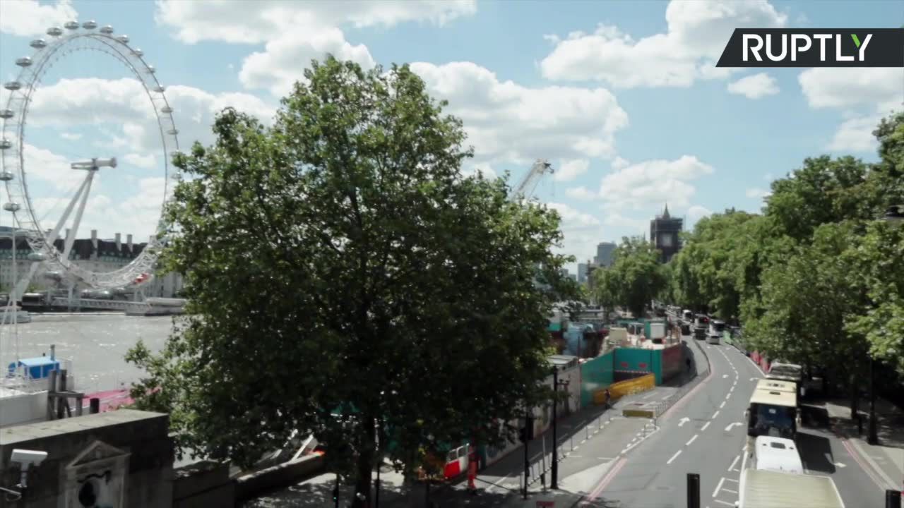 W Londynie odbył się protest przewoźników autokarowych.