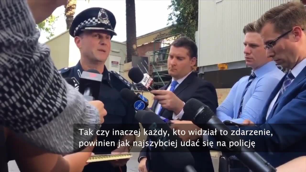 Policja w Melbourne: Zakładamy, że kierowca działał umyślnie. Za wcześnie, by mówić o motywach