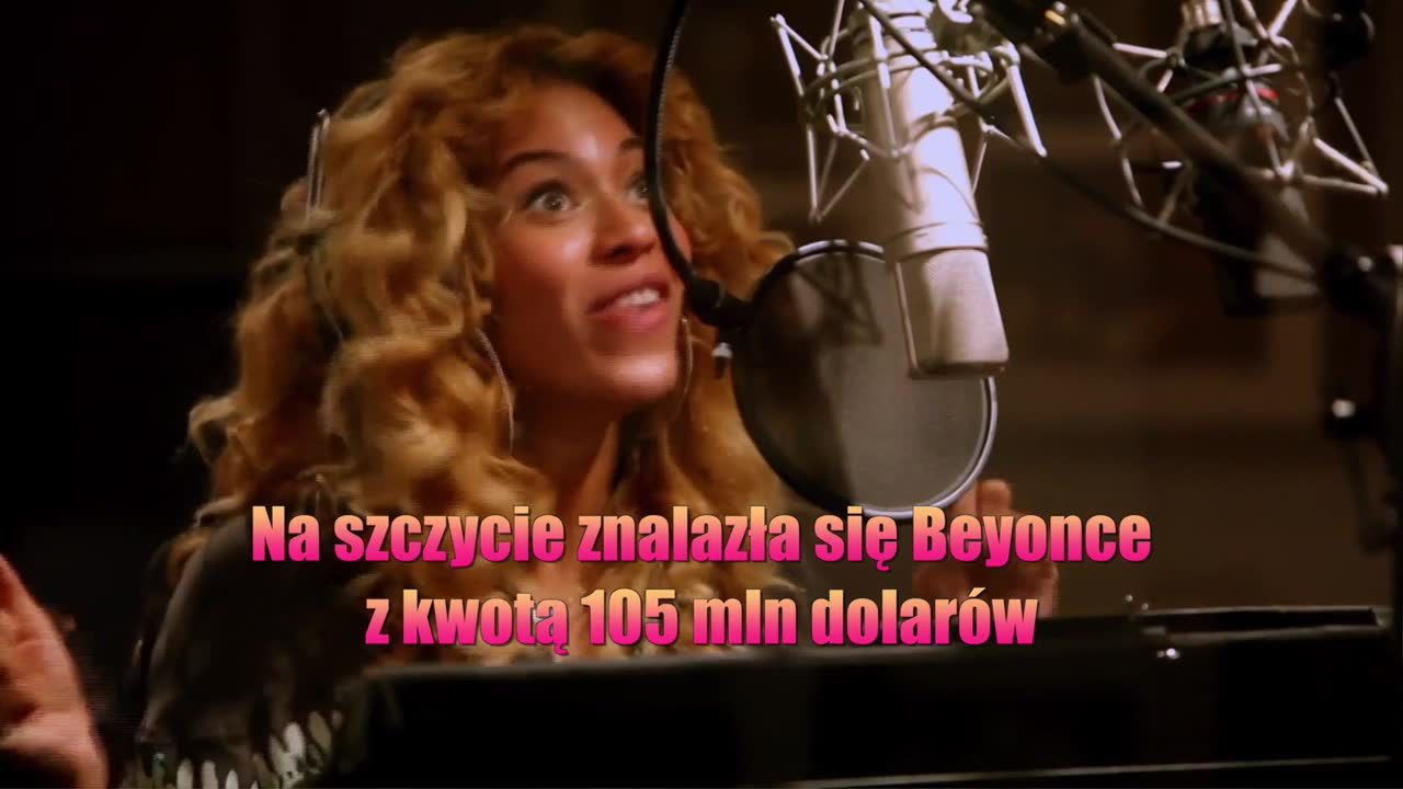 Beyonce najlepiej zarabiającą kobietą w branży muzycznej ?