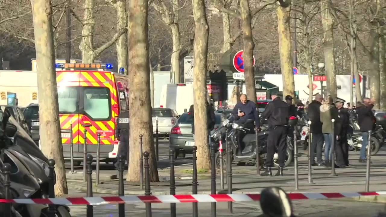 Napad na bank w Paryżu. 24-letni napastnik został postrzelony przez policję