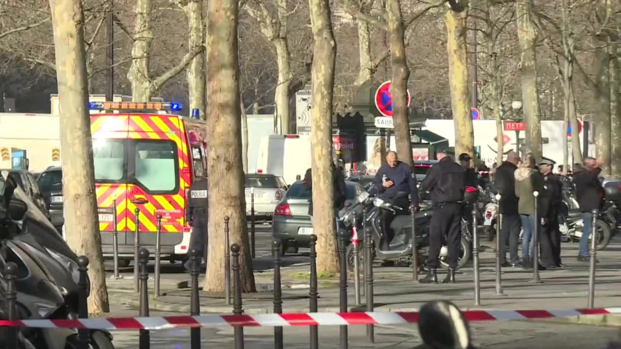 Napad na bank w Paryżu. 24-letni napastnik został postrzelony przez policję