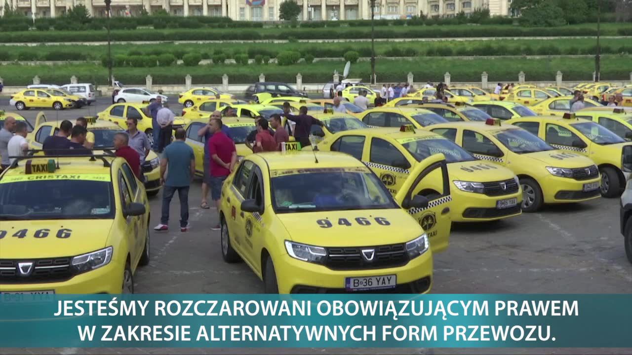 W Rumunii taksówkarze również protestują przeciw Uberowi i jemu podobnym