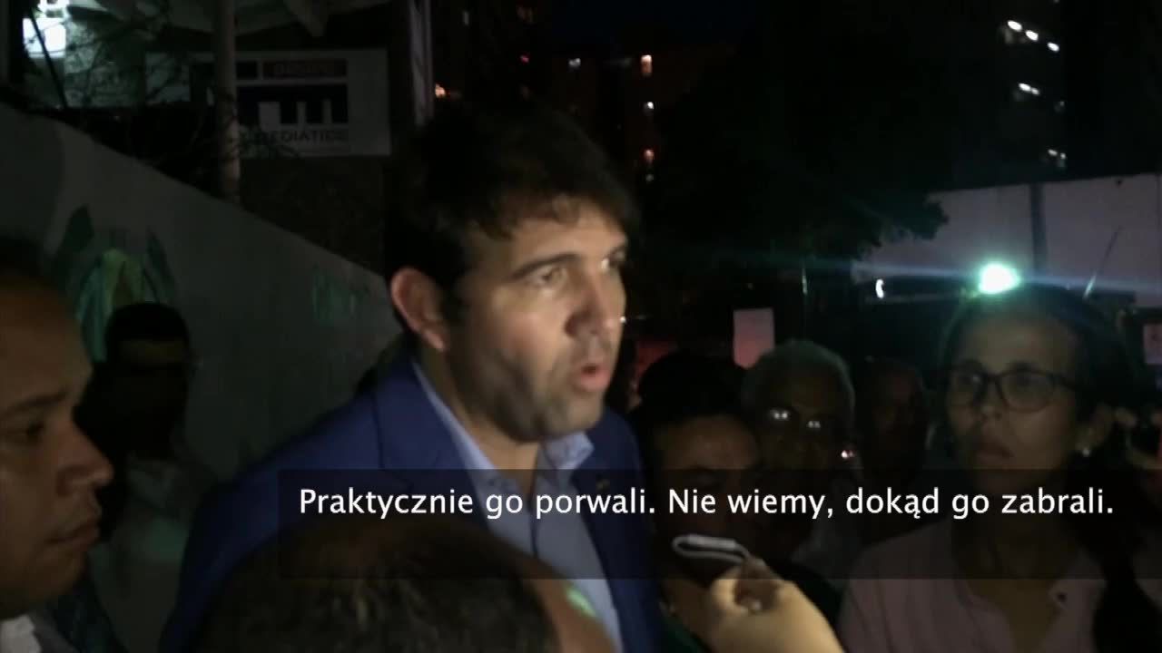 Czołowy polityk opozycji został zatrzymany przez służbę bezpieczeństwa Wenezueli