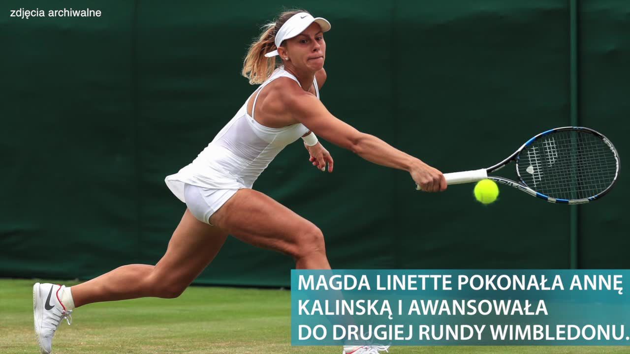 Magda Linette w drugiej rundzie Wimbledonu! Polka pokonała Rosjankę Annę Kalinską